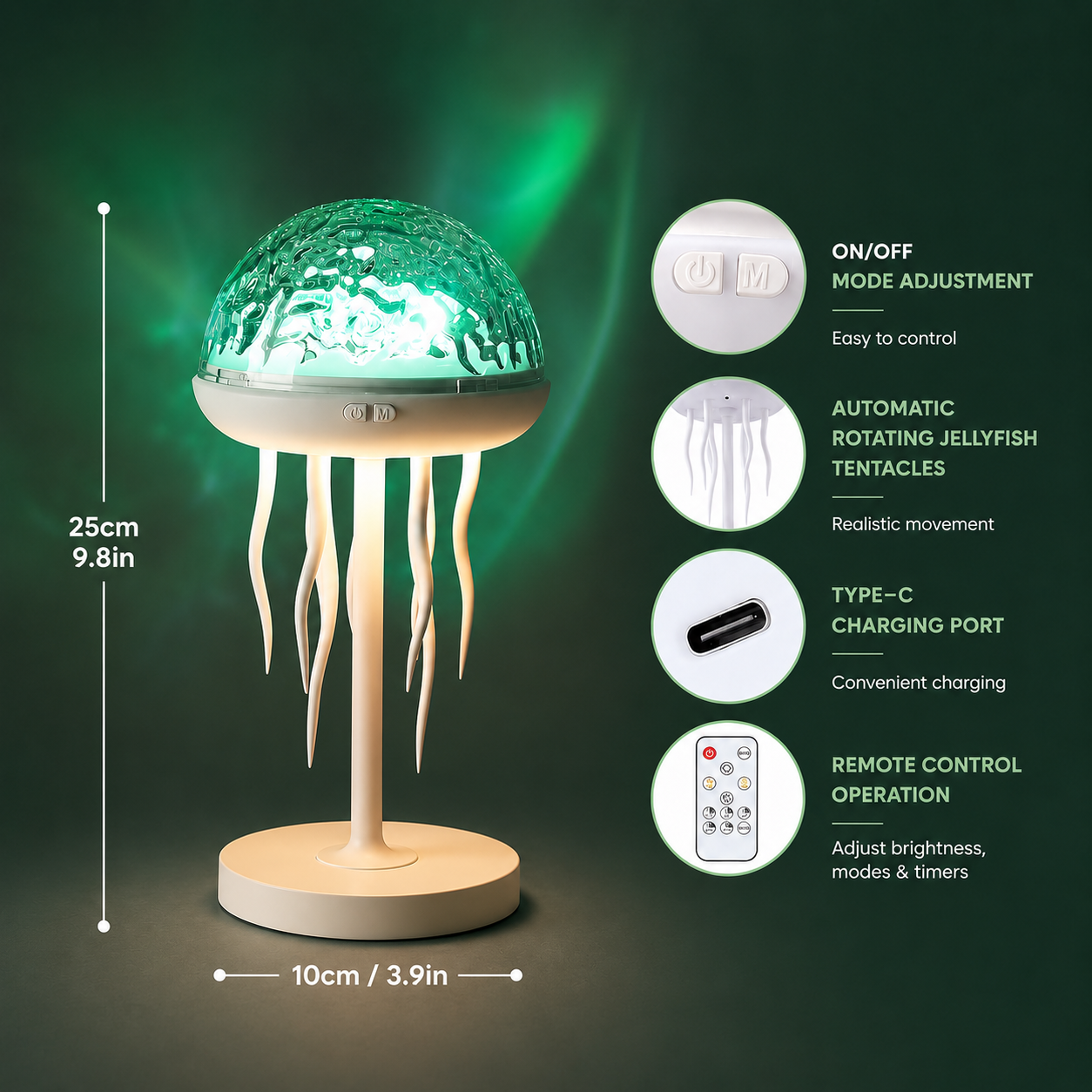 Aurora Jellyfish Lamp
